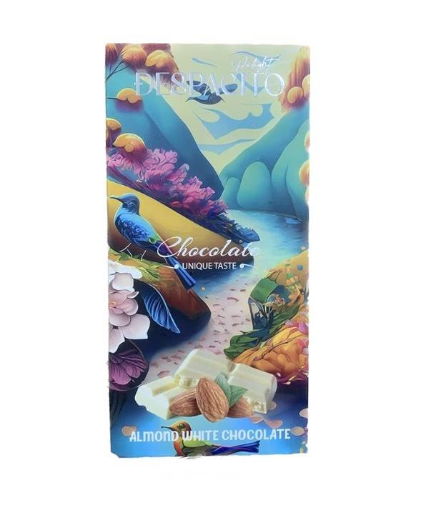 شوكولاتة ديسباسيتو بيضاء باللوز - 80 جرام