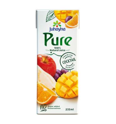 علبه عصير كوكتيل بيور جهينه 235 ملل