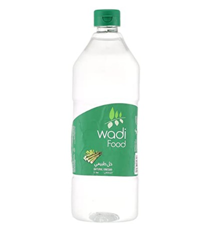 زجاجه خل ابيض وادى فود 1 لتر