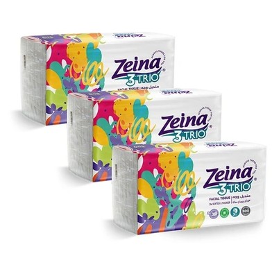 مناديل زينه 500 منديل مجموعه 3 قطع