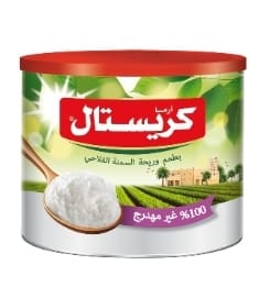 علبه سمن بيضاء كريستال 1.5 كجم
