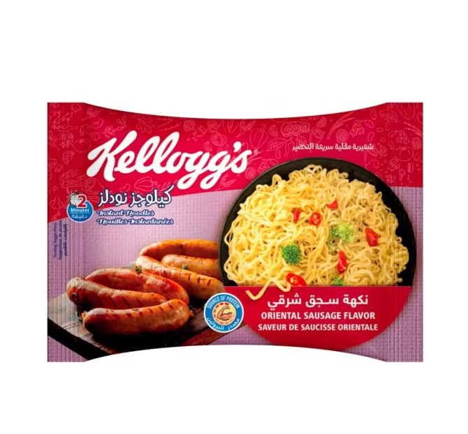 كيلوجز نودلز بنكهه سجق شرقى– 55 جم