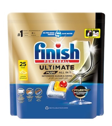 اقراص تنضيف غساله اطباق فينيش 25 قرص
