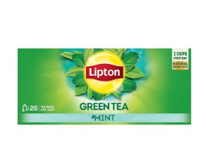 شاى ليبتون اخضر نعناع 25 فتله