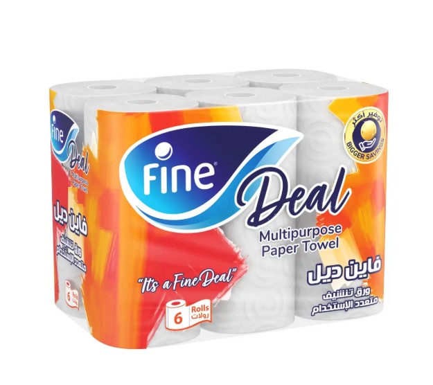 مناديل فاين مطبخ ديل 6 رول