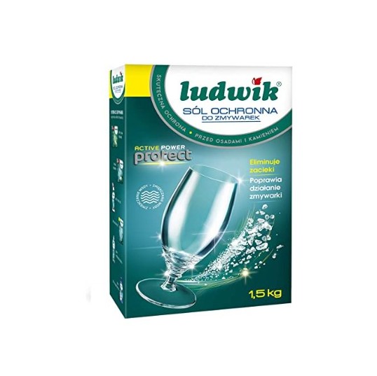عبوه ملح واقى لغساله الاطباق لودفيك 1.5 كجم