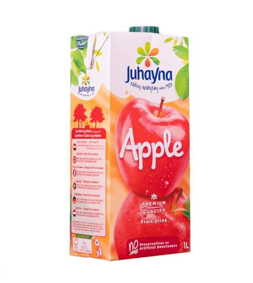 علبه عصير تفاح جهينه 1 لتر