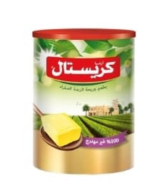 علبه سمن صفراء كريستال 700 جرام