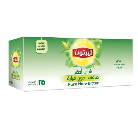 شاى ليبتون اخضر عادى 25 فتله