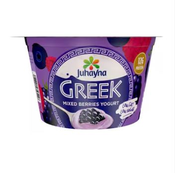 زبادى يونانى بالتوت جهينه 180 جرام