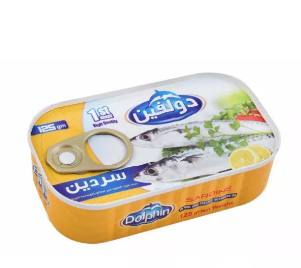 سردين دولفين بارد 125 جرام