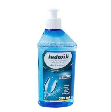 عبوه زيت سائل مساعد على الشطف لغساله الاطباق لودفيك 300 ملل