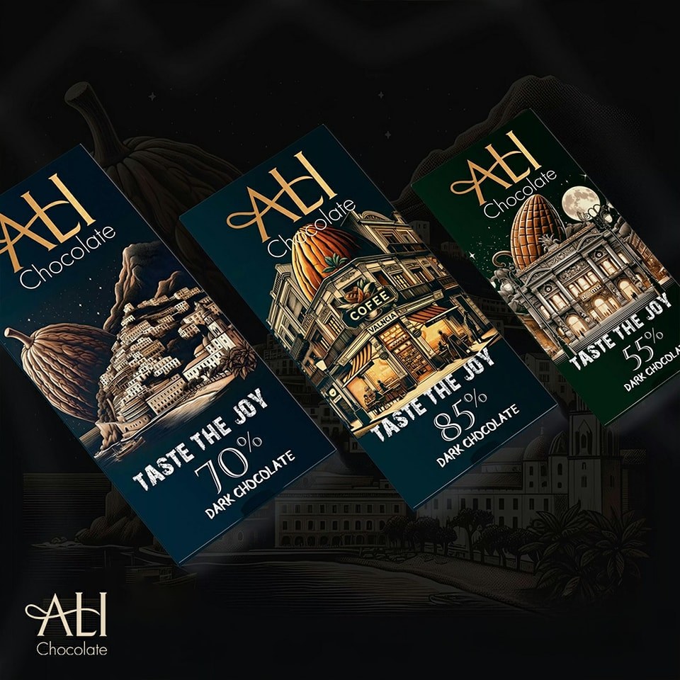 شوكولاتة غامقه 70 % - 80 جرام