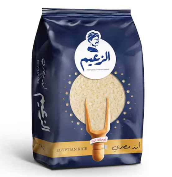 كيس رز ابيض الزعيم 1 كجم