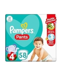 حفاضات بامبرز بانتس مقاس 4 -80 قطعه