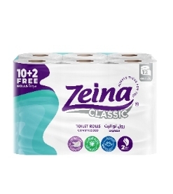 مناديل زينه تواليت مضغوط 12 بكره
