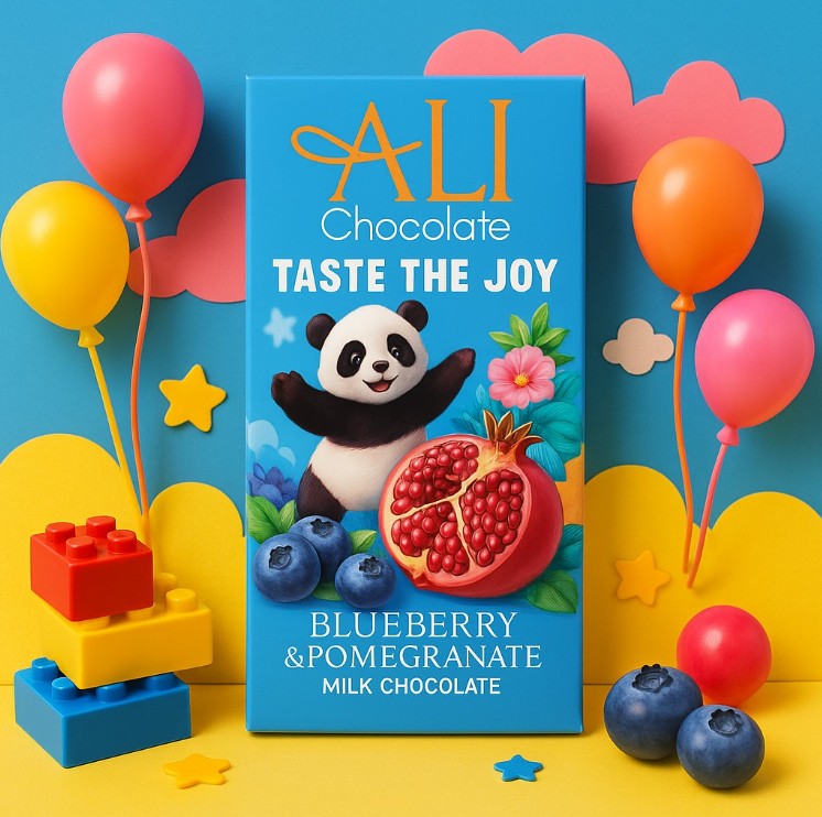 شوكولاتة على بالتوت والرمان - 80 جرام