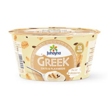 زبادى يونانى بالشوفان وبذور الكتان جهينه 180 جرام