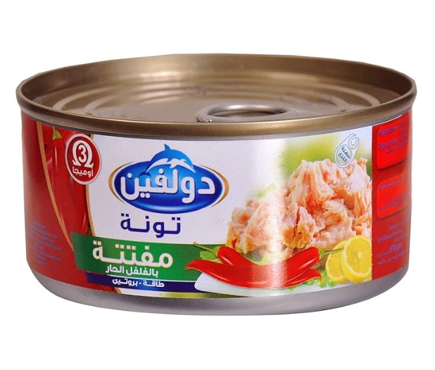 تونه دولفين مفتته حار 140 جرام