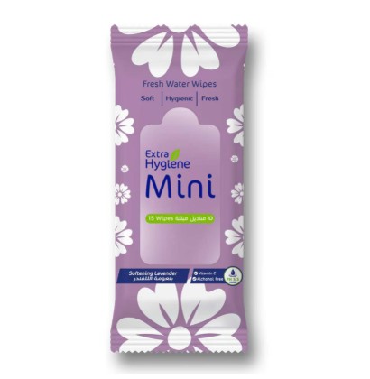 مناديل مبلله هاى جين اكسترا مينى لافاندر 15 منديل